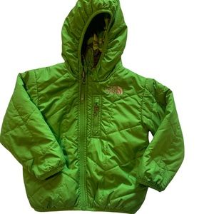 The North Face Green Baby Reversible Jacket.